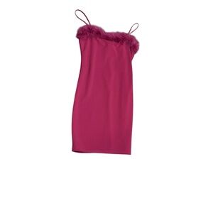 Pink Spaghetti Strap Dress